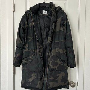 Camo Puffer Jacket
